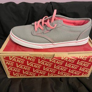 Vans Gray and Pink Size 4.5